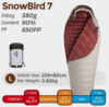 Спальный мешок Naturehike snowbird +7