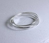 Triple silver ring