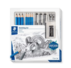 STAEDTLER Zeichenbleistift Mars® Lumograph® Zeichen Set + Pigment Liner