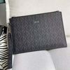 Dior Pouch CD Diamond Canvas Black