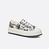 Walk'N'Dior Platform Sneakers Women Plan de Paris Motif Canvas Black