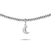 Silver Chocker Moon Pendant