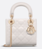 Mini Lady Dior Bag  Latte Patent Cannage Calfskin