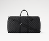 Keepall 55 с плечевым ремнем Материал: Канва Damier Graphite