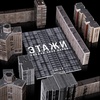 Сборная 3д модель зданий "Этажи. Создай свой район. Книга 3" конструктор бумажный 7 домов панельки 1:300