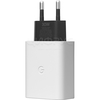 Адаптер с евровилкой Google Type-C 30w Charger + кабель type-c - type-c