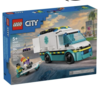 Конструктор LEGO CITY Скорая помощь, 184 деталей, 5+, 60451