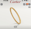 Браслет жёлтое золото Clash Cartier