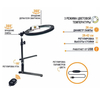 Настольная стойка держатель SL-27XB с кольцевой LED лампой 26 см