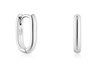 Серьги-кольца Basics из серебра