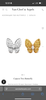 Серьги Two Butterfly