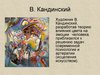Кандинский В.В. «Теория цветовосприятия»