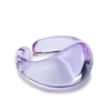 Сиреневое стеклянное кольцо Bubble FETGLASS