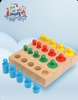 Сортер деревянные цилиндры цветные