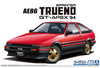 Aoshima 05969 Toyota AE86 Sprinter Trueno GT-Apex '84