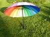 Зонт радужный большой