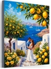 Картина по номерам с лимонами