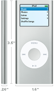 iPod nano (8 ГБ) CЕРЕБРИСТЫЙ