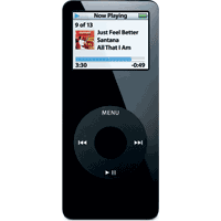 iPod nano (4 ГБ, черный)