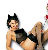 Карнавальный эротический костюм кошки