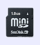 карта памяти на моб.тел. Mini SD 1Gb