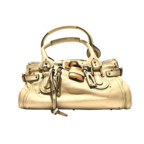 Chloe Women's Paddington Leather Handbag, Ivory