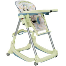 cтульчик для кopмлeния Peg Perego Prima Pappa Rocker fair land