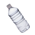 Bottles with water, 0.5l