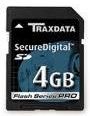 Traxdata Secure Digital PRO 4GB 150X (flash card)