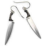 Chef's Knife Earrings  сережки-ножики