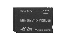 SONY Memory Stick Duo Magic Gate 512MB