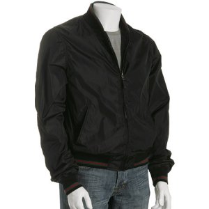 Gucci black blouson nylon jacket