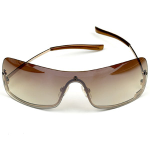 Semi Rimless Visors Sunglasses