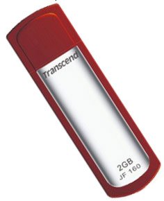 Флеш-память Transcend JetFlash160 2Gb USB2.0 RTL [TS2GJF160]