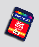 SDHC 8GB Transcend