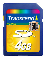 4Gb - Transcend 150x Ultra Speed - Secure Digital