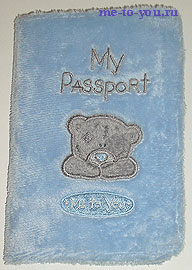 Плюшевая обложка для паспорта от Me to you