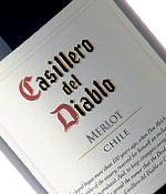 Бутылка вина Casillero Del Diablo Merlot