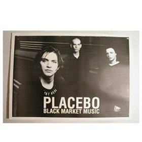 Placebo Poster Band Shot Black and White