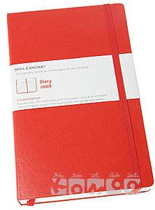 Ежедневник Moleskine только красный