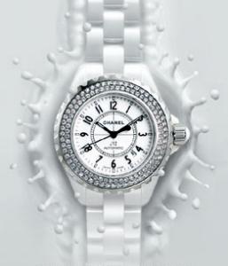 Chanel J12 Diamond White Ceramic