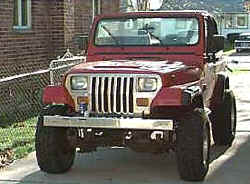Модель копия автомобиля JEEP WRANGLER