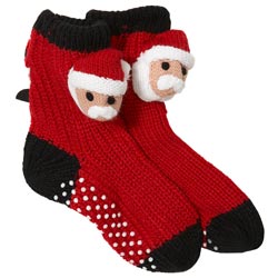 Knitted Santa Sock