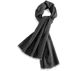 Charcoal Cashmere Scarf