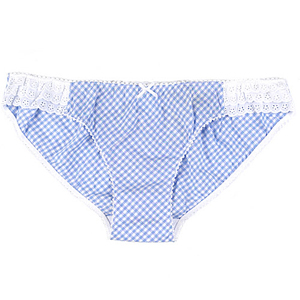 Gingham Broidery Briefs