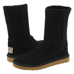 Ugg Classic Crochet Black - Stretch Casual