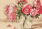 DMC/Peonies in Vase (65048)