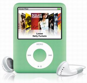 Плеер MP3 Apple iPod nano Green  8Gb, MB253