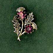 Thistle Brooch