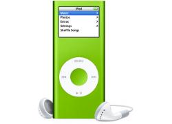 новый  mp3 плеер ipod (зеленый)